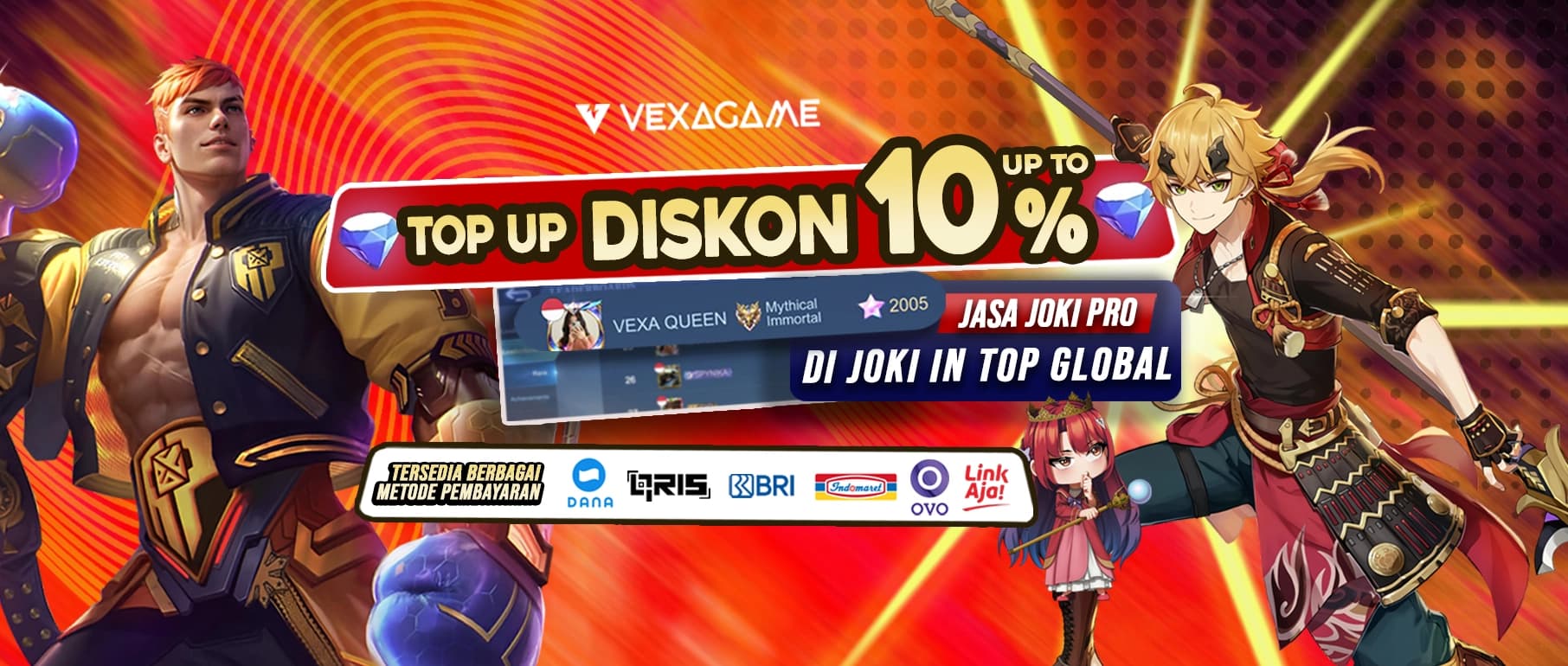Vexa Game Cover Joki