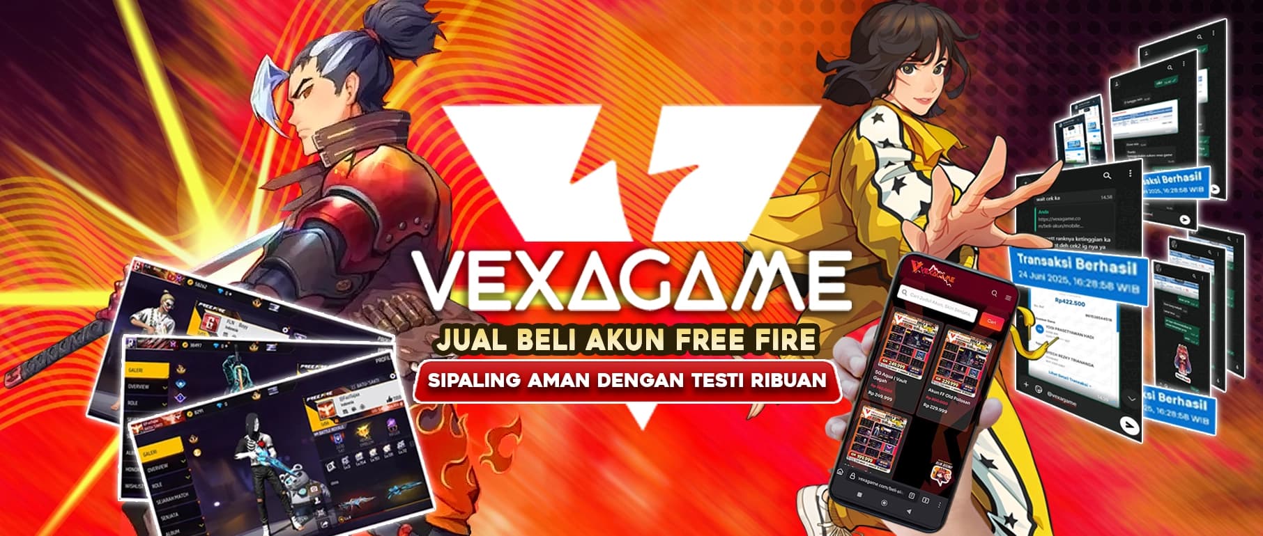 Cover Vexa Game Akun FF